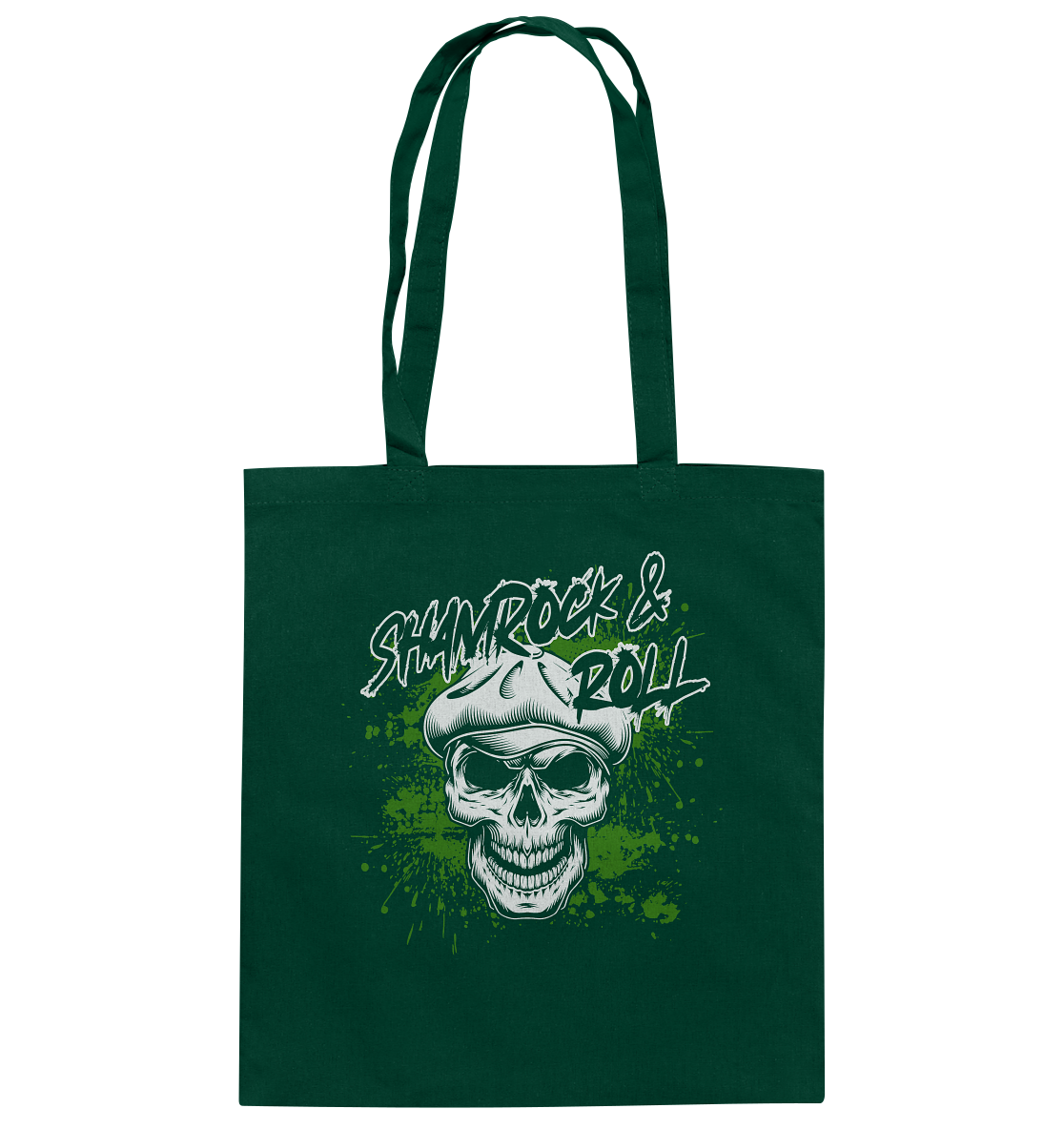 Shamrock And Roll "Skull" - Baumwolltasche