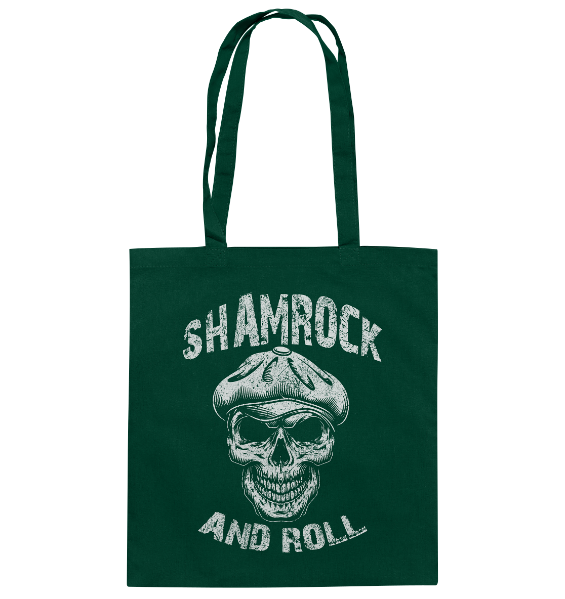 Shamrock And Roll "Skull" - Baumwolltasche