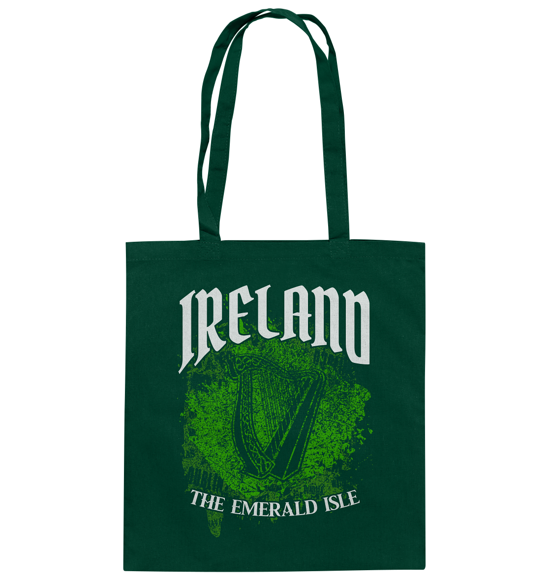 Ireland "The Emerald Isle / Splatter" - Baumwolltasche