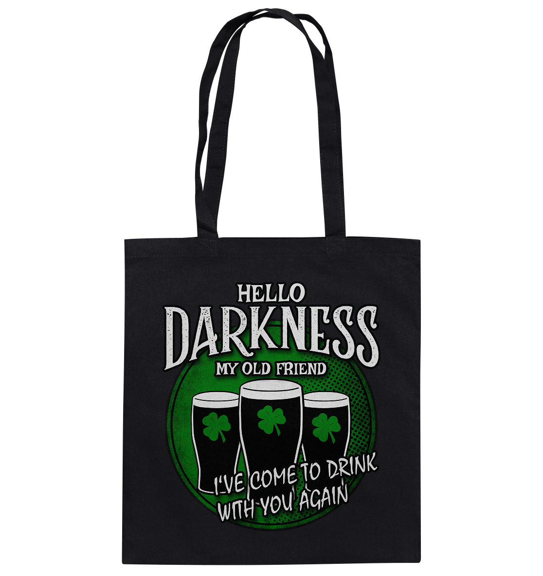 Hello Darkness My Old Friend - Baumwolltasche