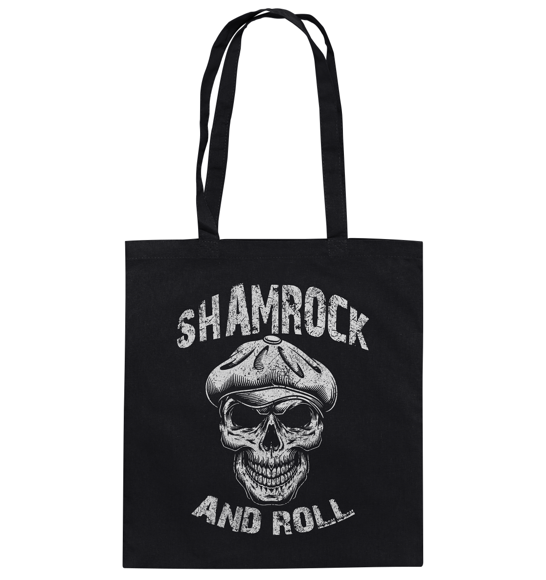 Shamrock And Roll "Skull" - Baumwolltasche