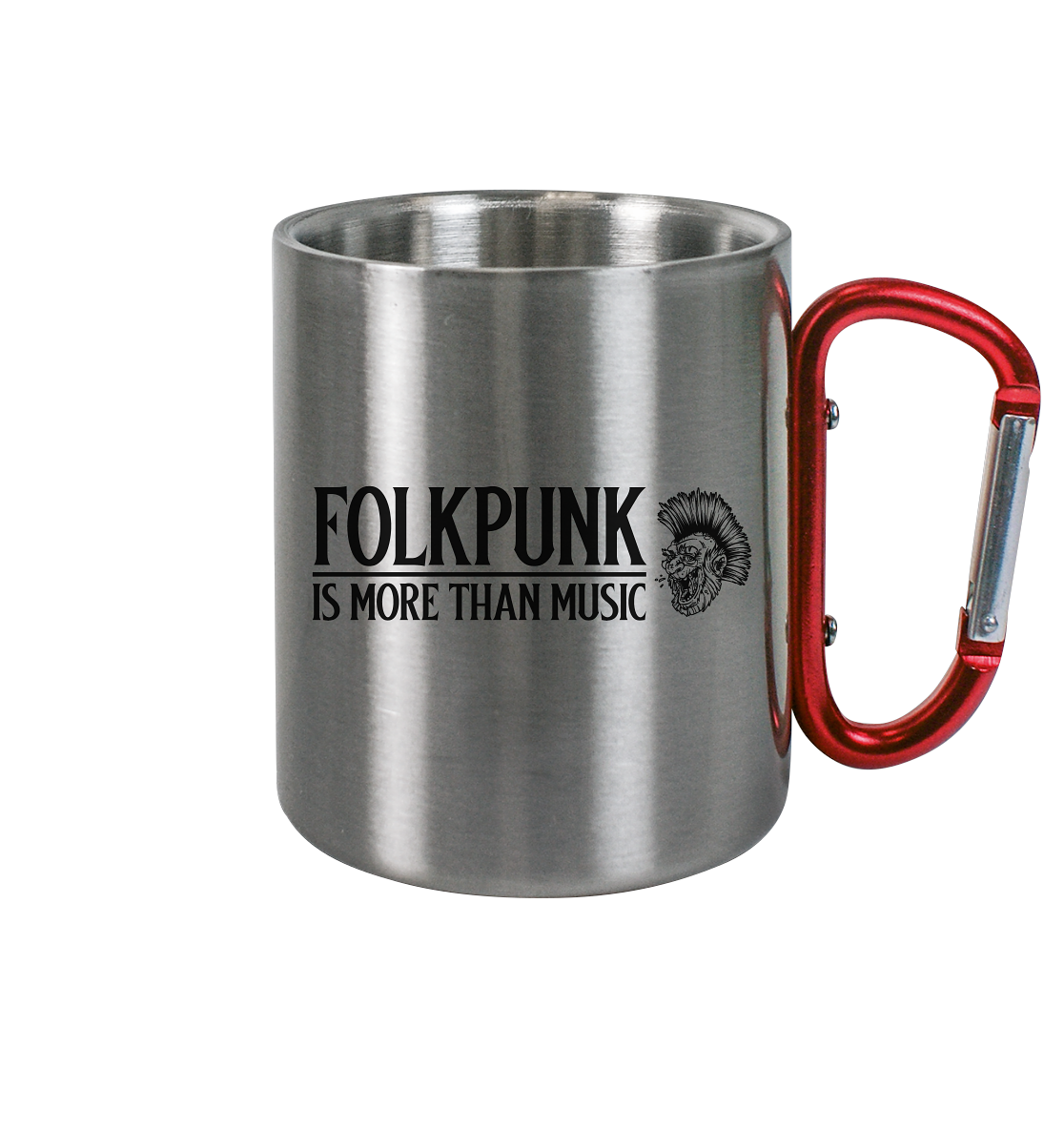 Folkpunk "Is More Than Music" - Edelstahl Tasse