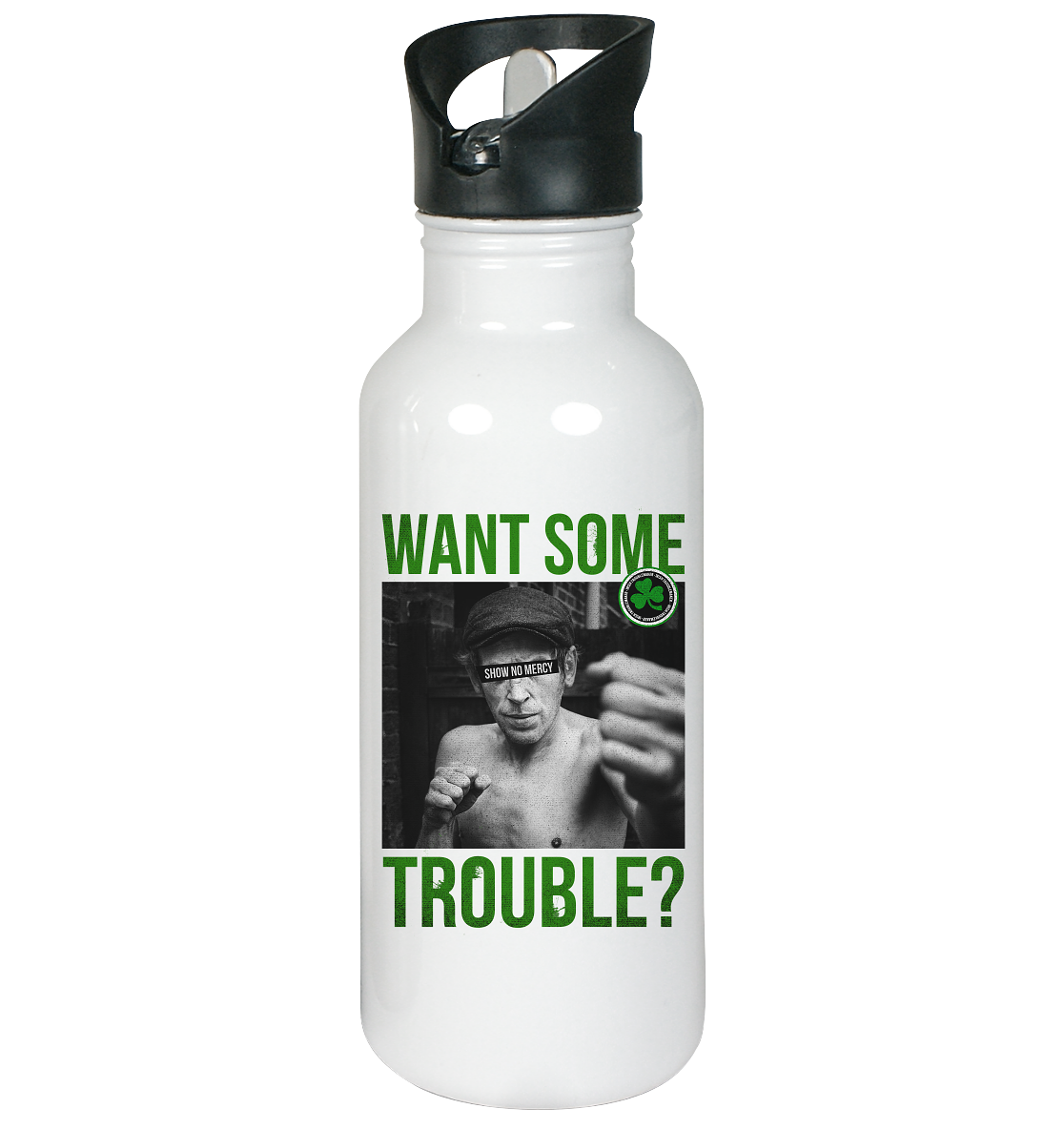 Want Some Trouble - Edelstahl-Trinkflasche