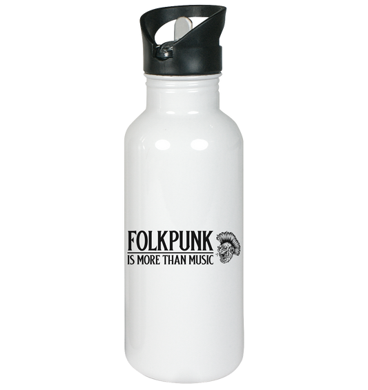 Folkpunk "Is More Than Music" - Edelstahl-Trinkflasche