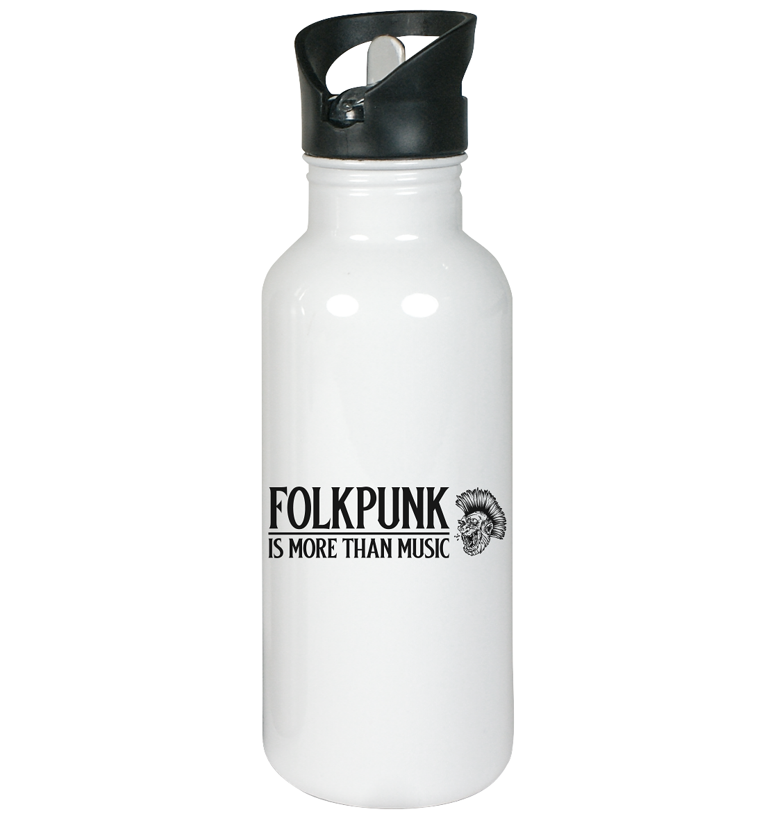 Folkpunk "Is More Than Music" - Edelstahl-Trinkflasche