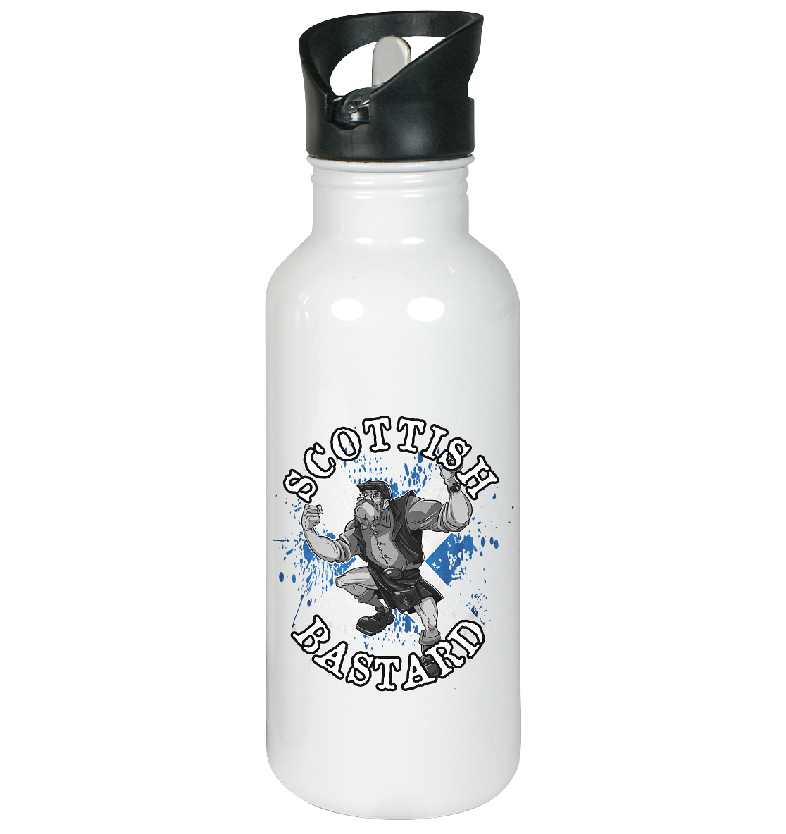"Scottish Bastard" - Edelstahl-Trinkflasche