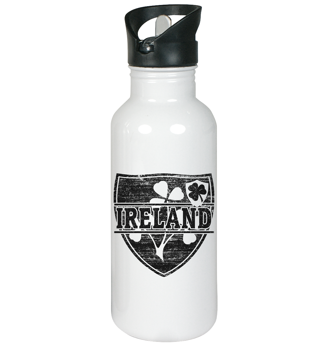 Ireland "Crest" - Edelstahl-Trinkflasche