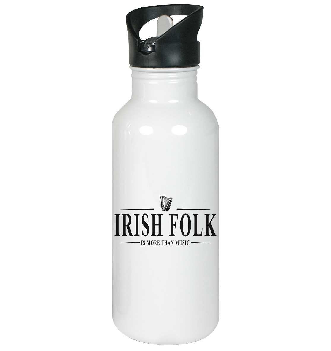 Irish Folk "Is More Than Music" - Edelstahl-Trinkflasche