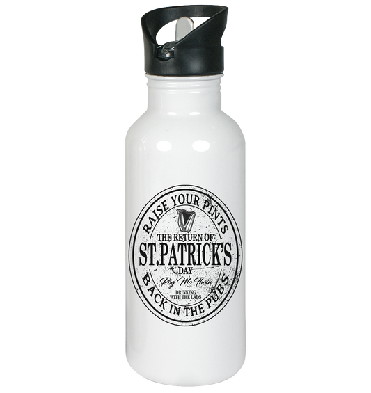 The Return Of St.Patrick's Day - Edelstahl-Trinkflasche