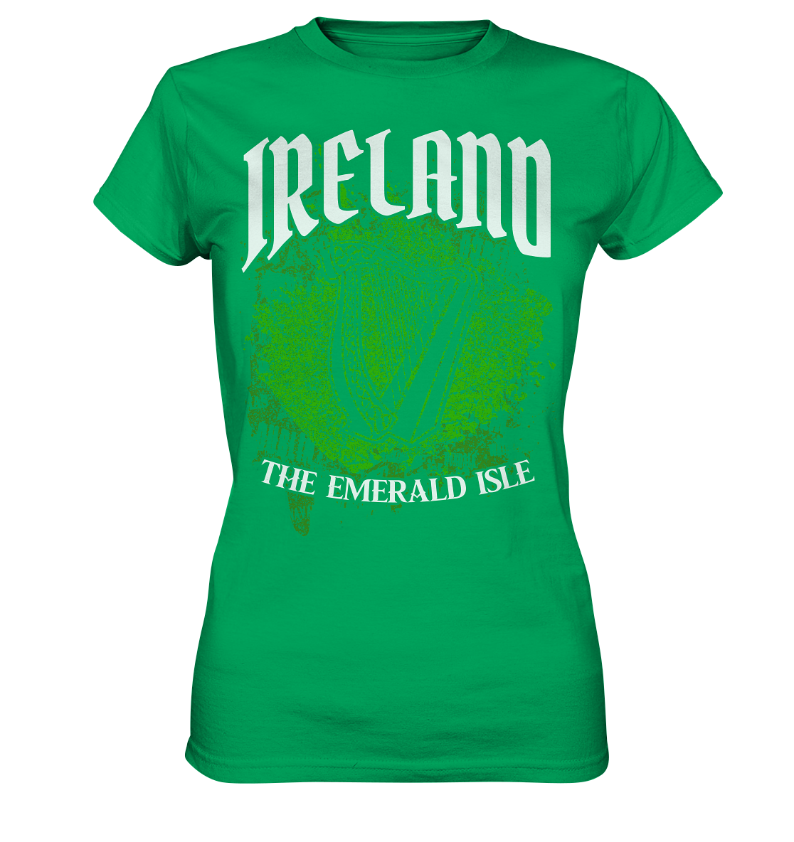 Ireland "The Emerald Isle / Splatter" - Ladies Premium Shirt
