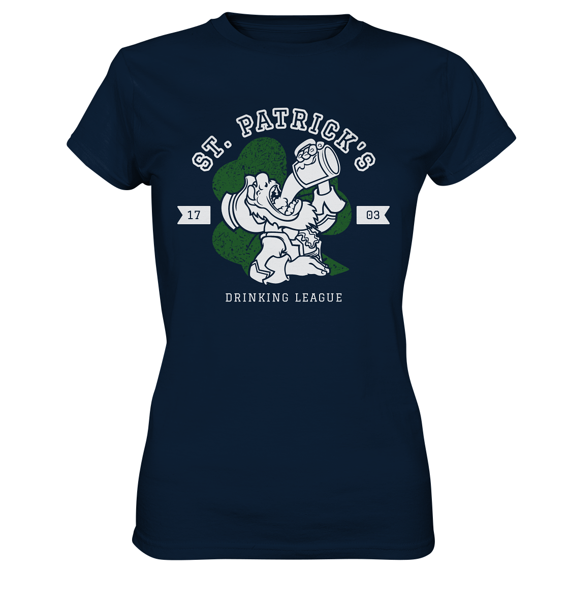 St. Patrick's "Drinking League" - Ladies Premium Shirt