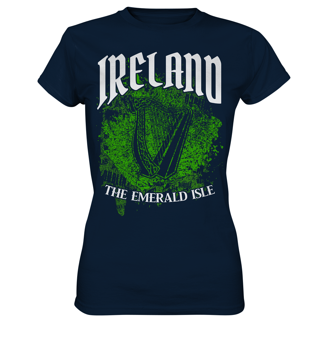 Ireland "The Emerald Isle / Splatter" - Ladies Premium Shirt