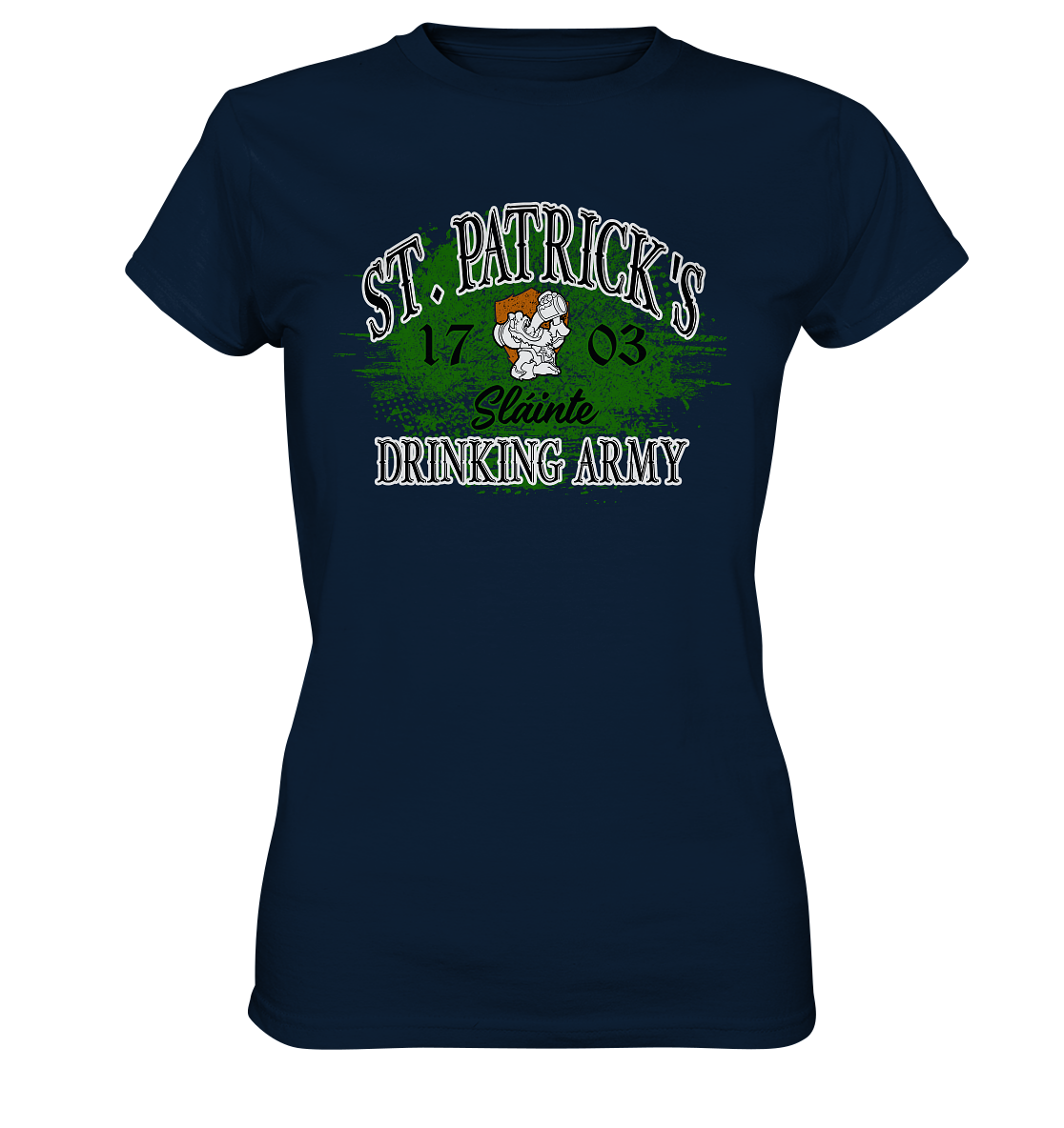 St. Patrick's Drinking Army "Sláinte" - Ladies Premium Shirt