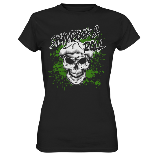 Shamrock And Roll "Skull" - Ladies Premium Shirt