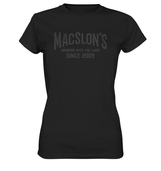 MacSlon's "Drinking With The Lads" - Ladies Premium Shirt