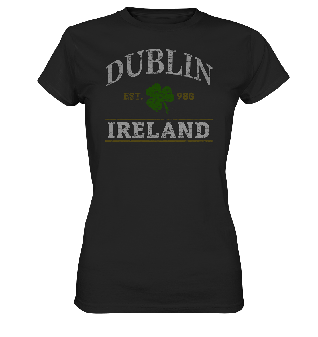 Dublin - Ireland "Est. 988" - Ladies Premium Shirt