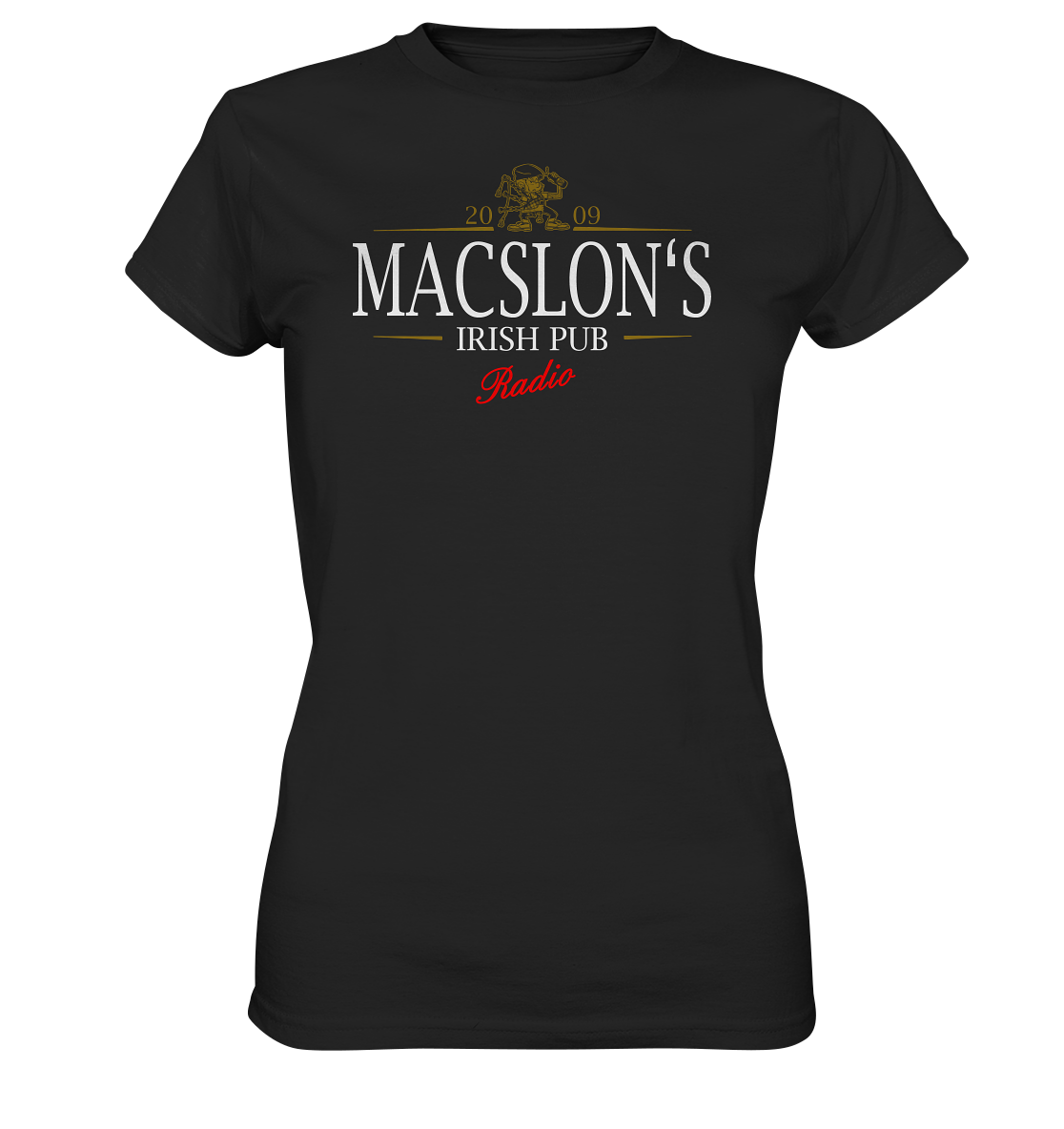 MacSlon's Irish Pub Radio "Stout" - Ladies Premium Shirt