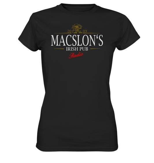 MacSlon's Irish Pub Radio "Stout" - Ladies Premium Shirt