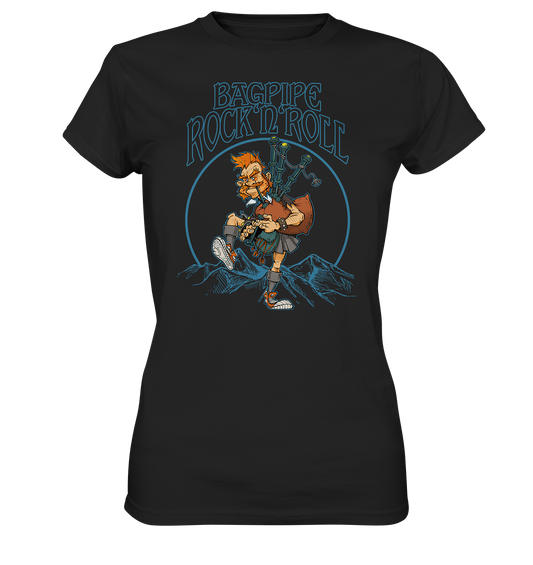 Bagpipe Rock'n'Roll - Ladies Premium Shirt