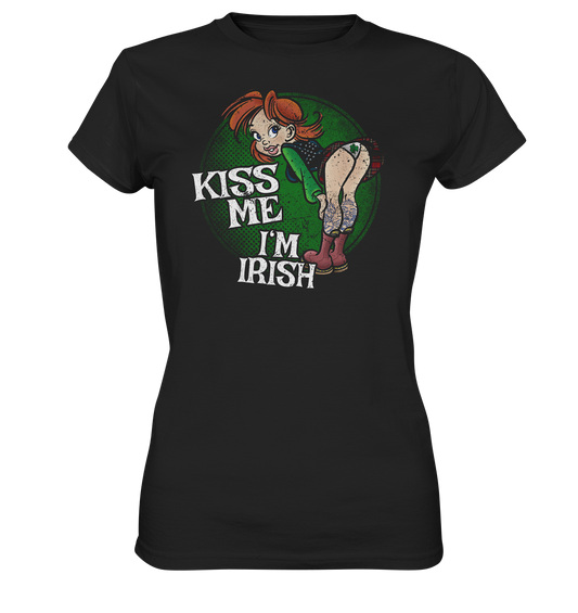 Kiss Me I'm Irish - Ladies Premium Shirt