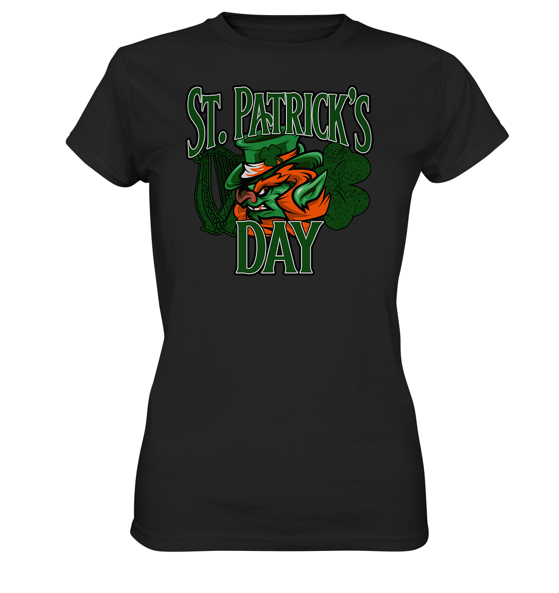 St. Patricks Day "Leprechaun" - Ladies Premium Shirt