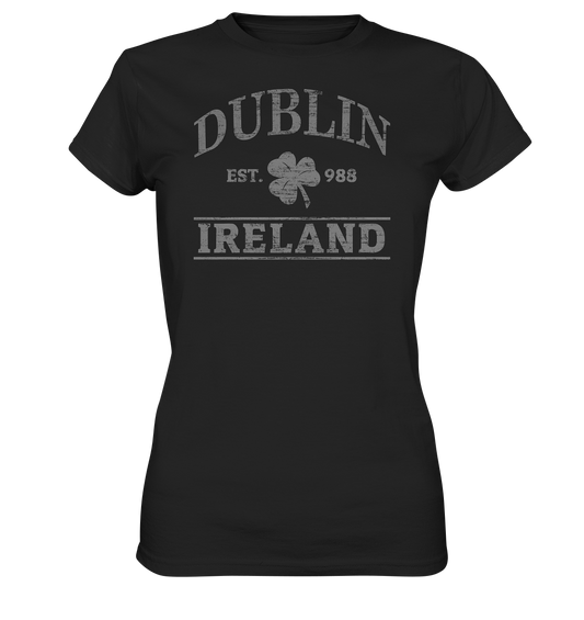 Dublin - Ireland "Est. 988" - Ladies Premium Shirt