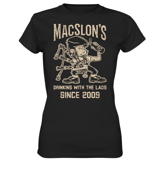 MacSlon's "Drinking With The Lads" - Ladies Premium Shirt