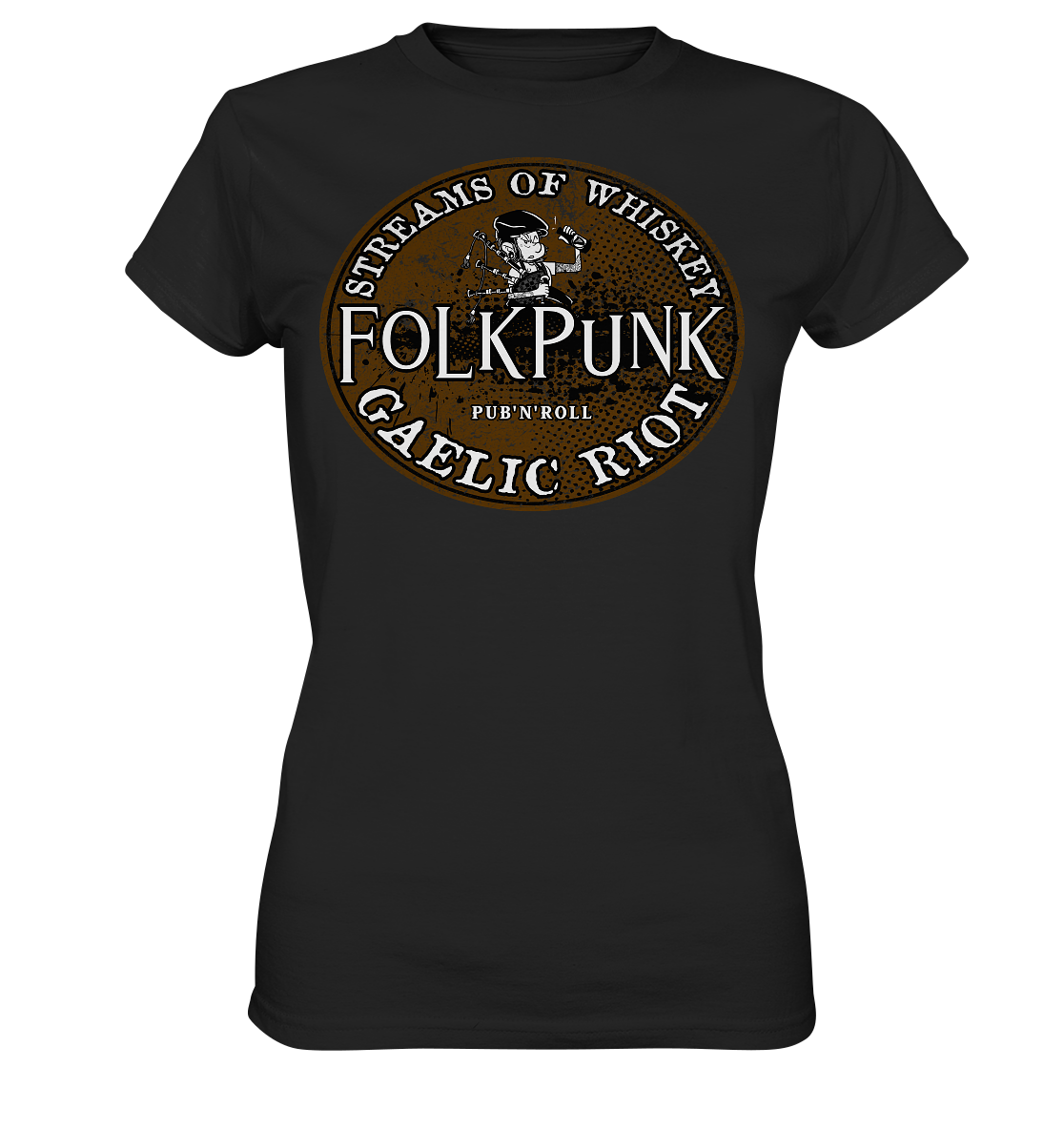Folkpunk "Streams Of Whiskey" - Ladies Premium Shirt