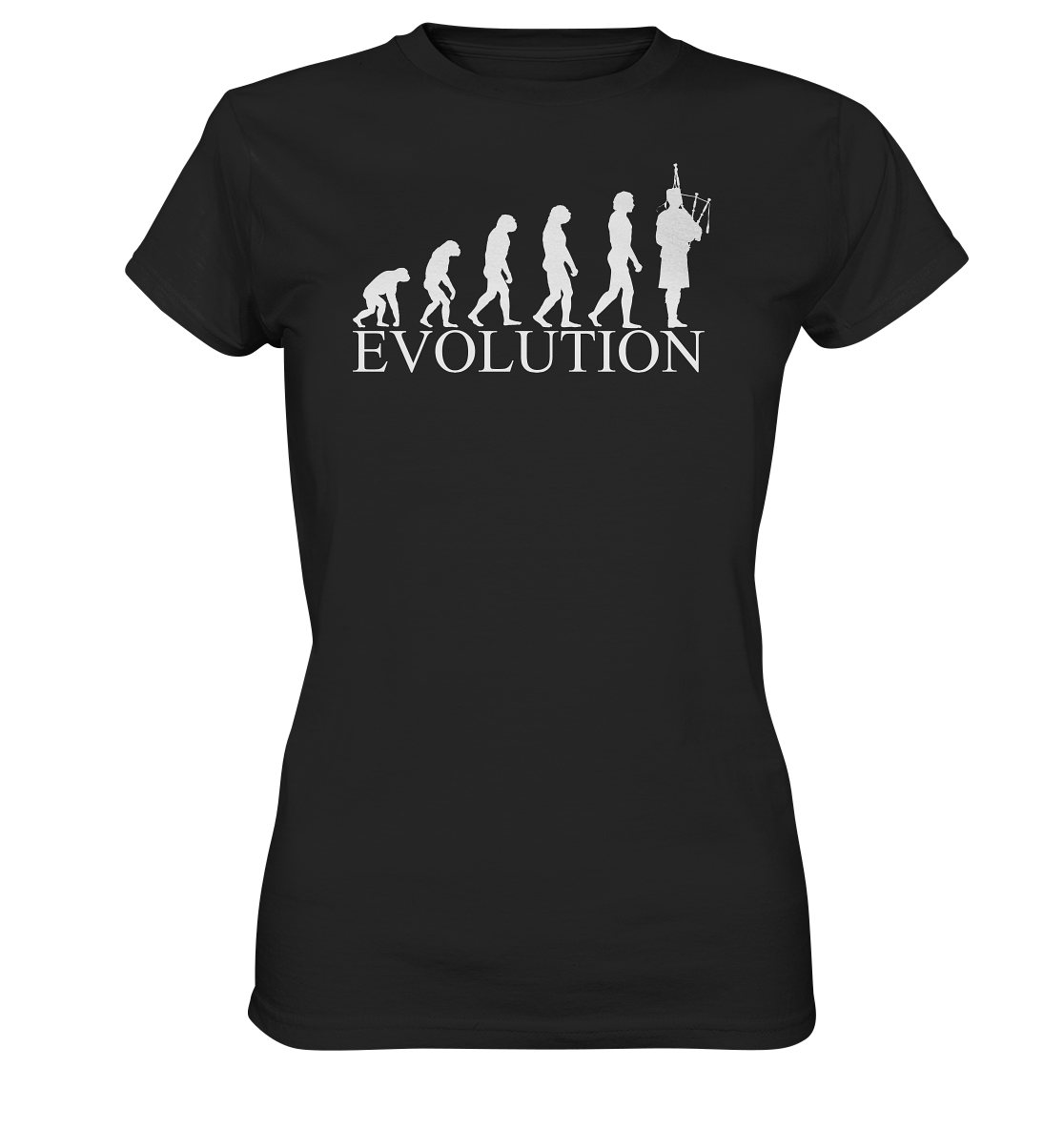 Bagpipe Evolution - Ladies Premium Shirt