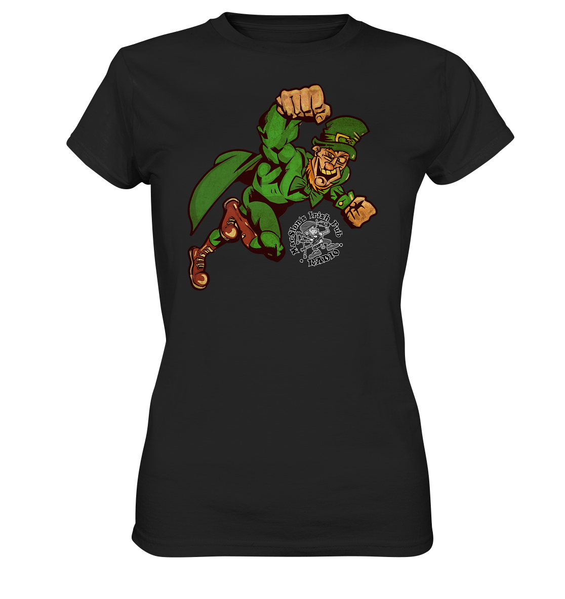 Irish Superhero - Ladies Premium Shirt