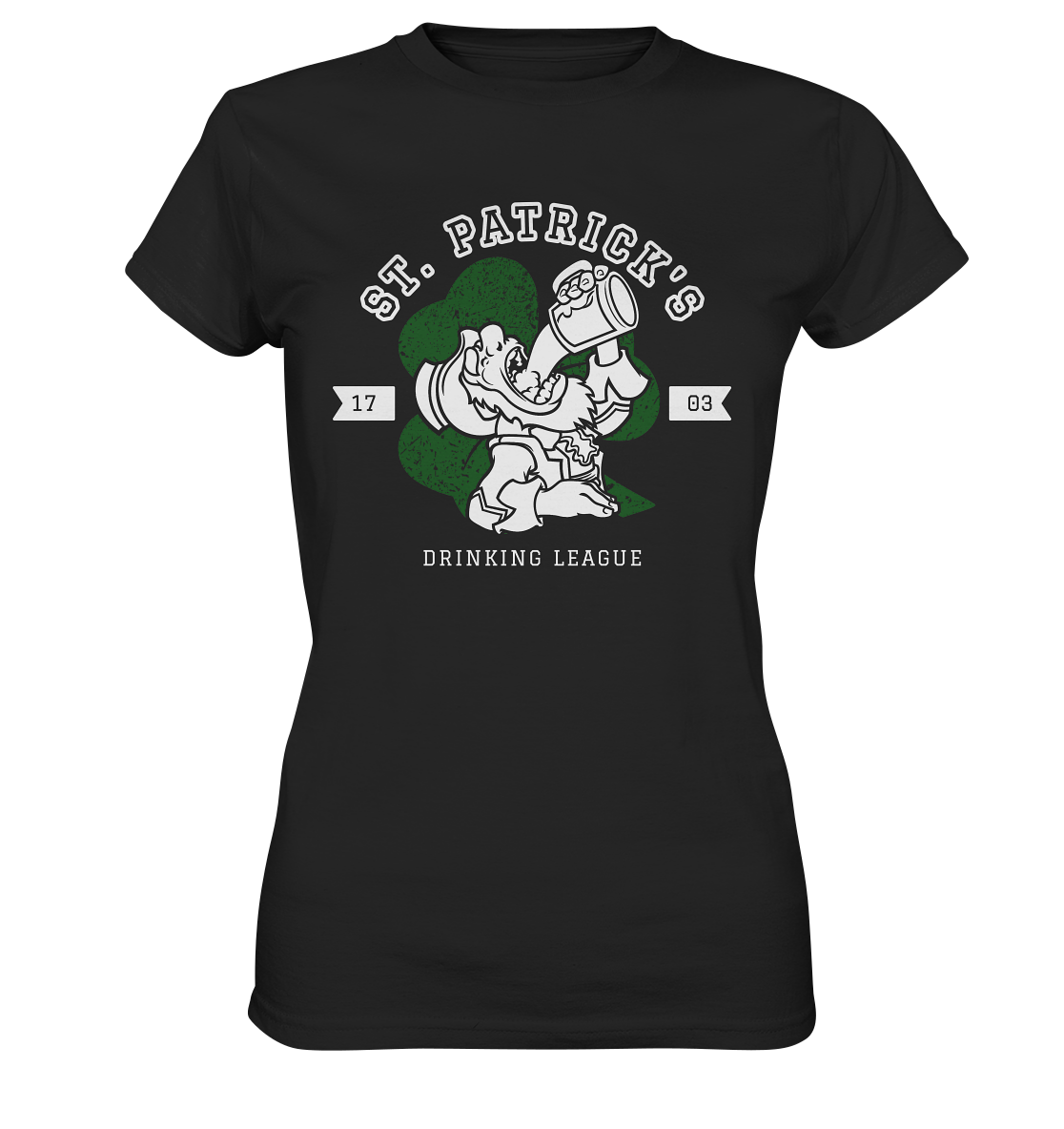 St. Patrick's "Drinking League" - Ladies Premium Shirt
