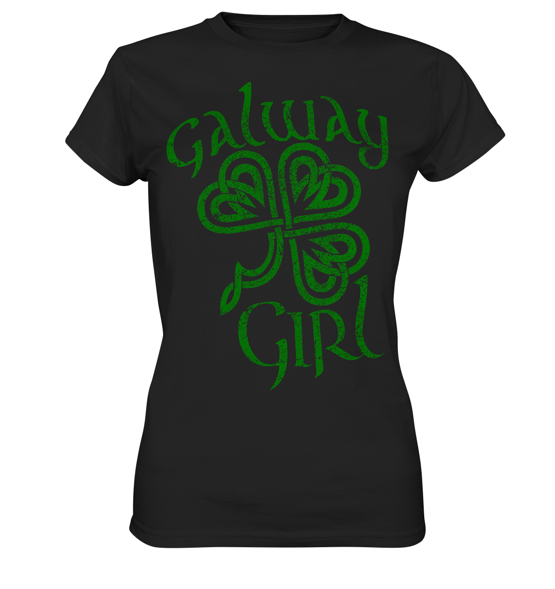 "Galway Girl - Shamrock" - Ladies Premium Shirt
