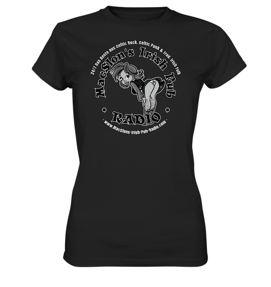 MacSlon's Radio "24/7 - Irish Girl Logo"  - Ladies Premium Shirt