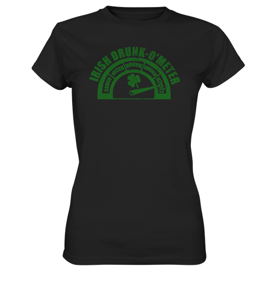 "Irish Drunk-O'Meter" - Ladies Premium Shirt