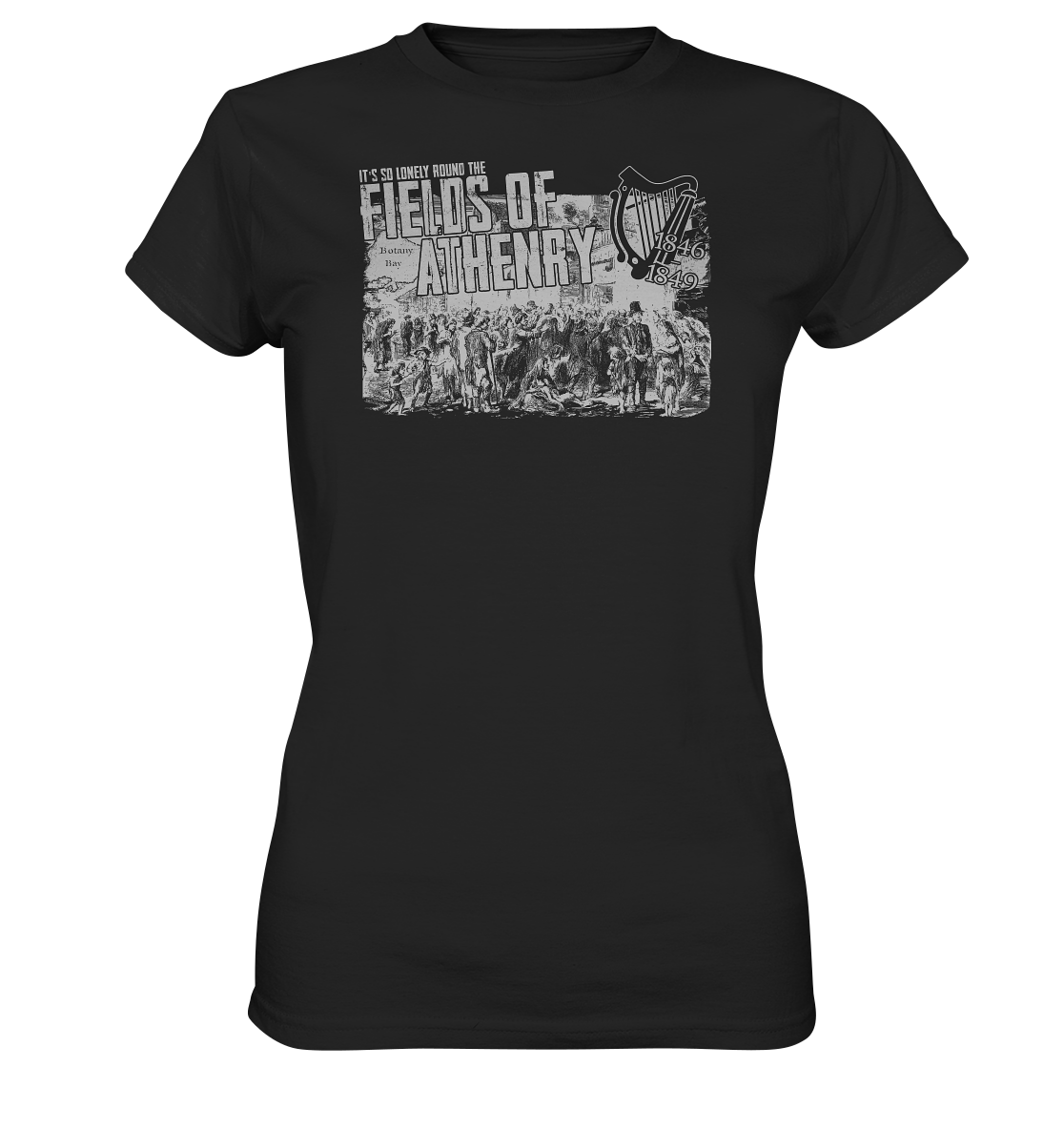 "Fields Of Athenry" - Ladies Premium Shirt