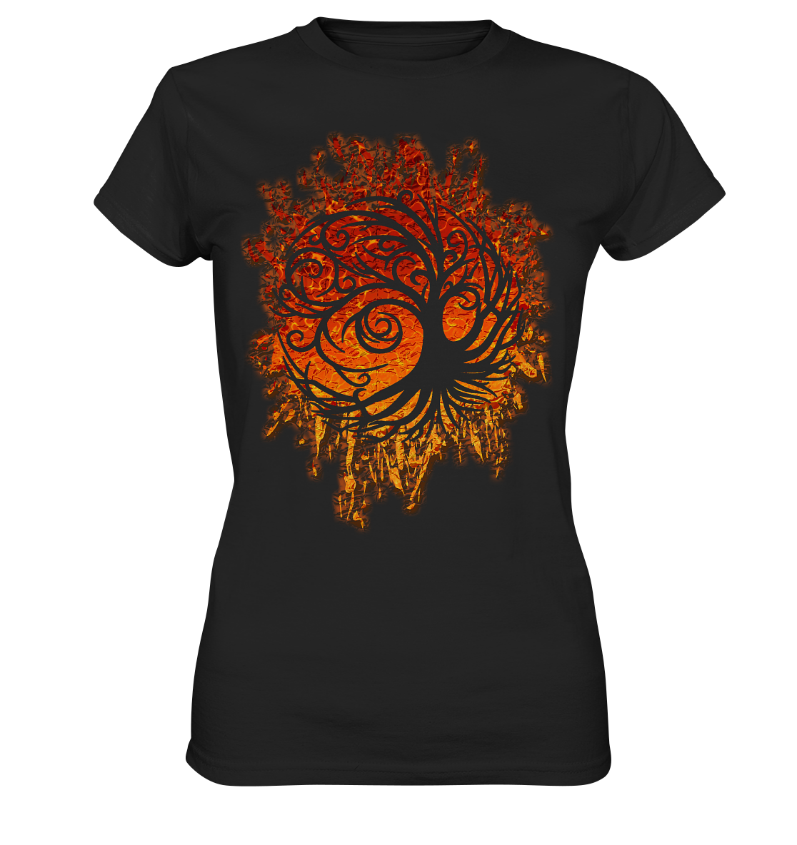 Celtic Tree "Fire" - Ladies Premium Shirt