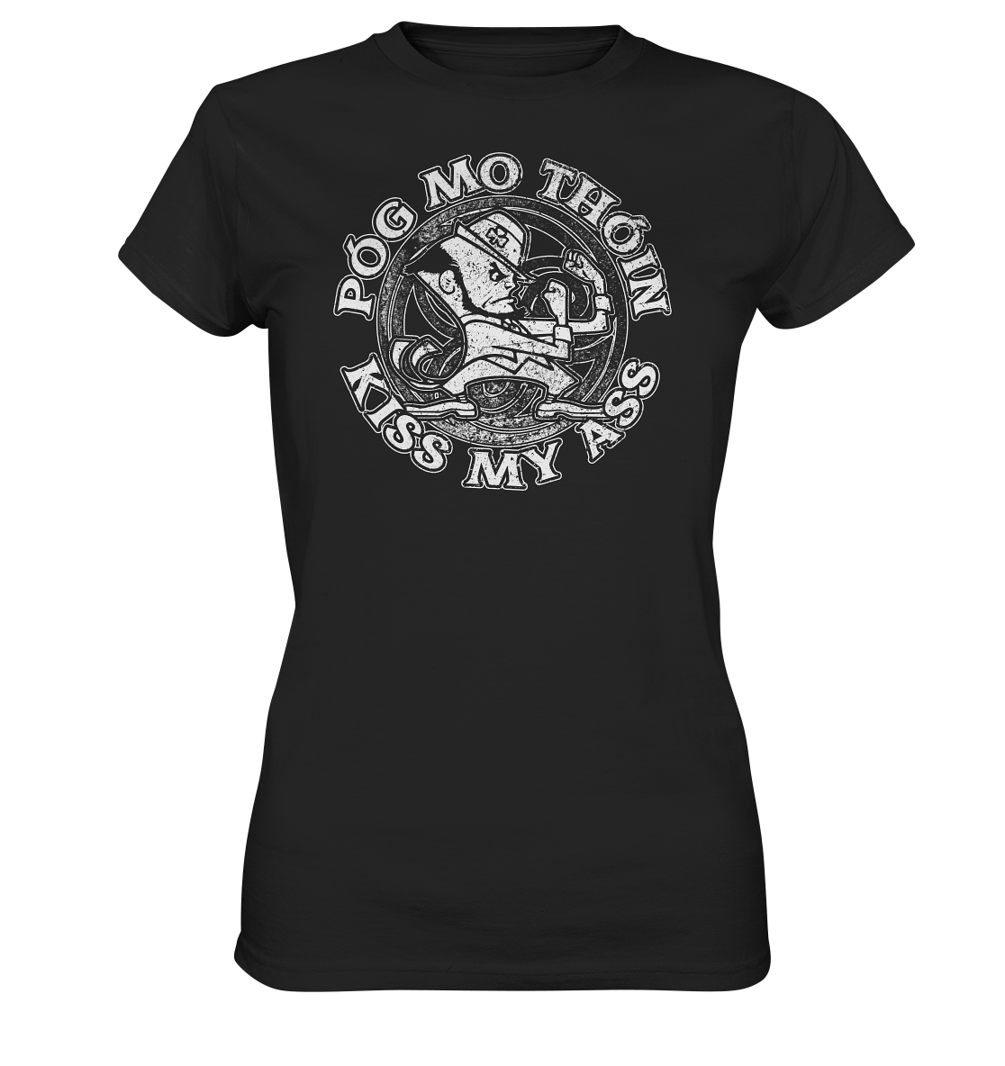 Póg Mo Thóin "Kiss my Ass" - Ladies Premium Shirt