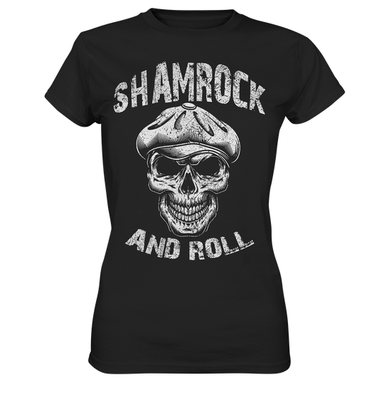 Shamrock And Roll "Skull" - Ladies Premium Shirt