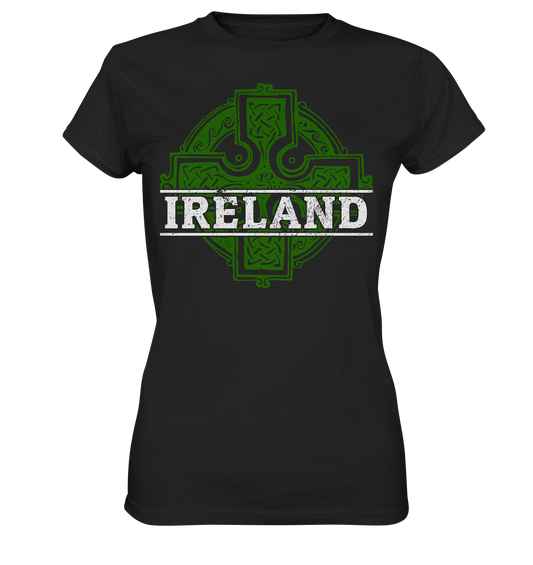 Ireland "Celtic Cross" - Ladies Premium Shirt