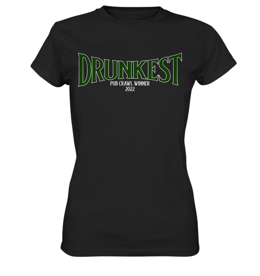 Drunkest "Pub Crawl Winner 2022" - Ladies Premium Shirt