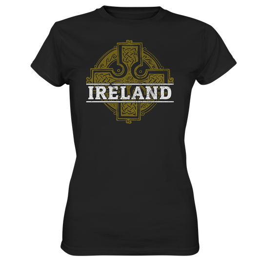 Ireland "Celtic Cross" - Ladies Premium Shirt