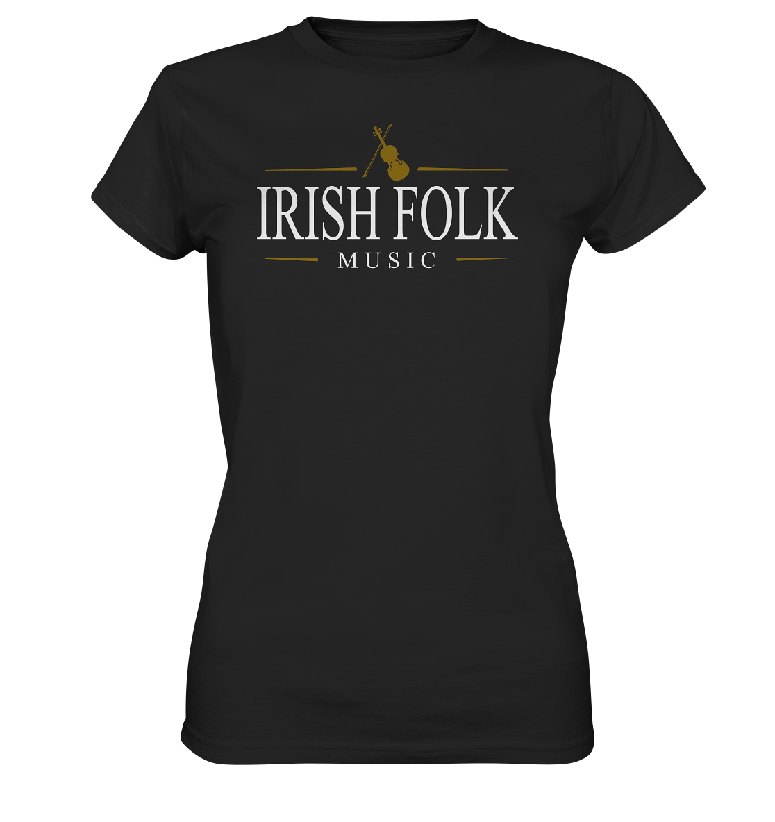 "Irish Folk Music" - Ladies Premium Shirt