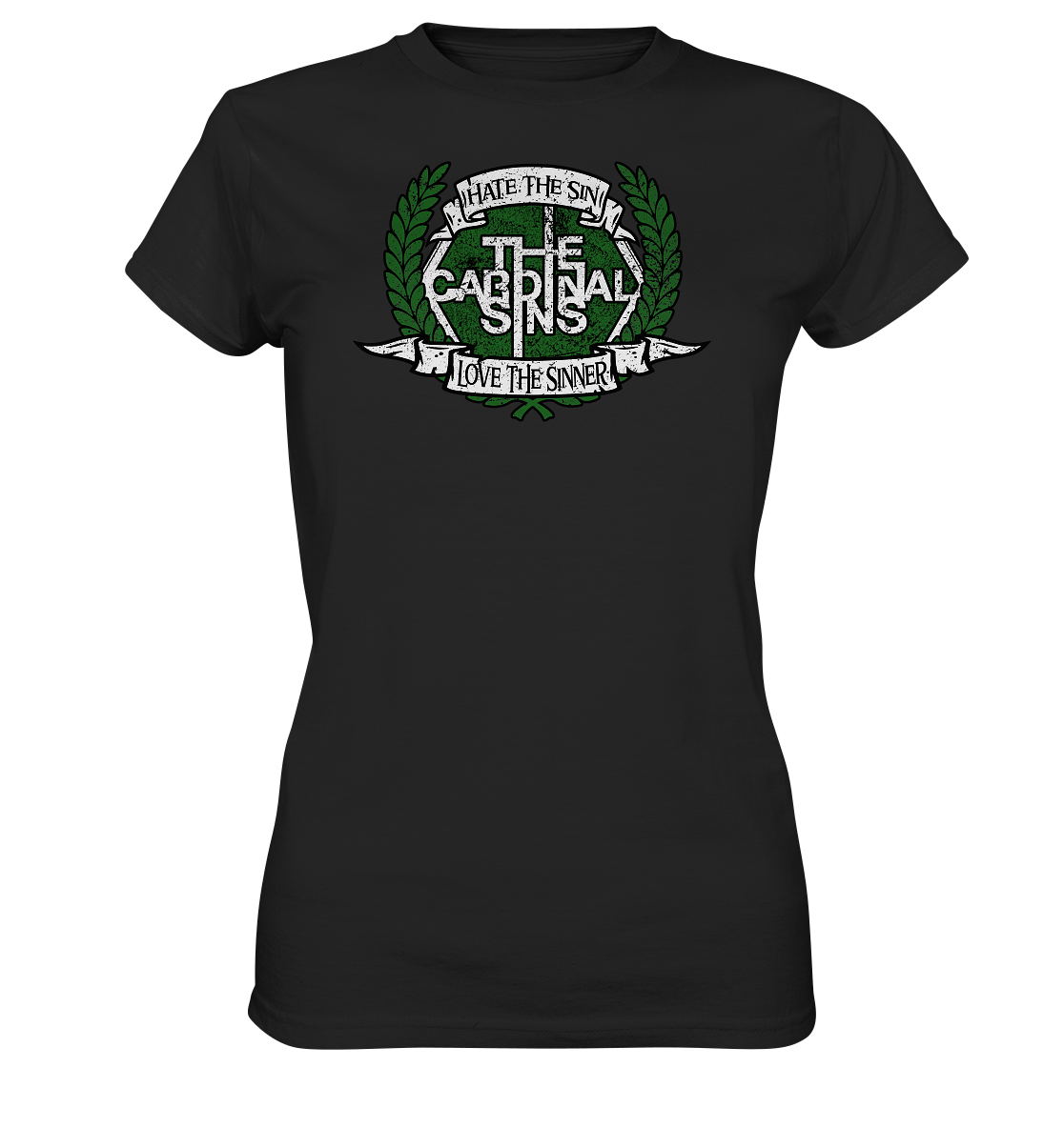 The Cardinal Sins "Crest" - Ladies Premium Shirt