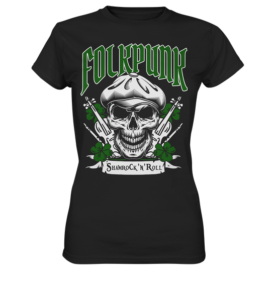 Folkpunk "Shamrock'n'Roll" - Ladies Premium Shirt