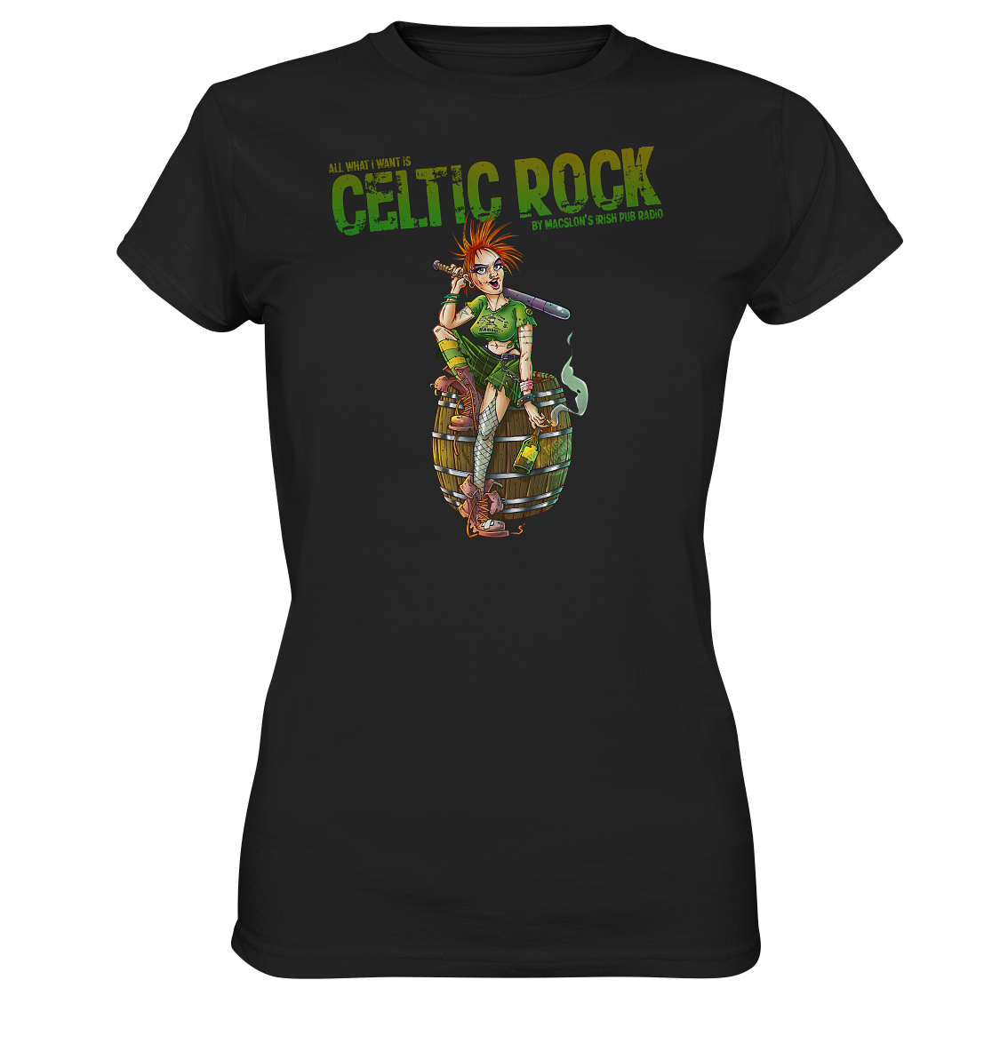 All What I Want Is "Celtic Rock" - Ladies Premium Shirt