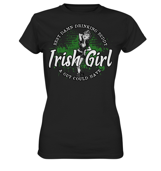 Irish Girl "Drinking Buddy" - Ladies Premium Shirt