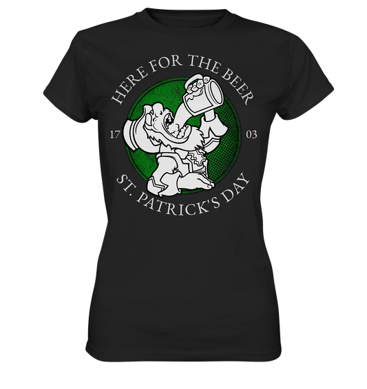 Here For The Beer "St. Patrick's Day" - Ladies Premium Shirt