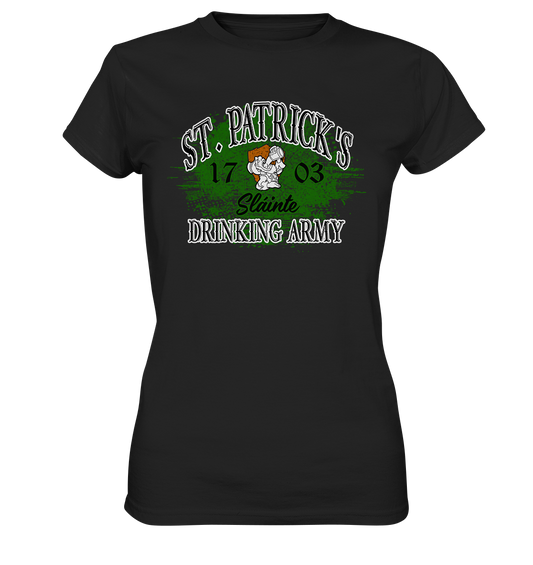 St. Patrick's Drinking Army "Sláinte" - Ladies Premium Shirt