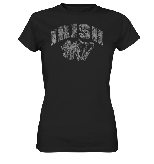 Irish "Shamrock & Harp" - Ladies Premium Shirt