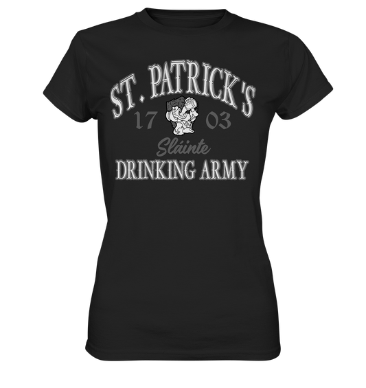 St. Patrick's Drinking Army "Sláinte" - Ladies Premium Shirt